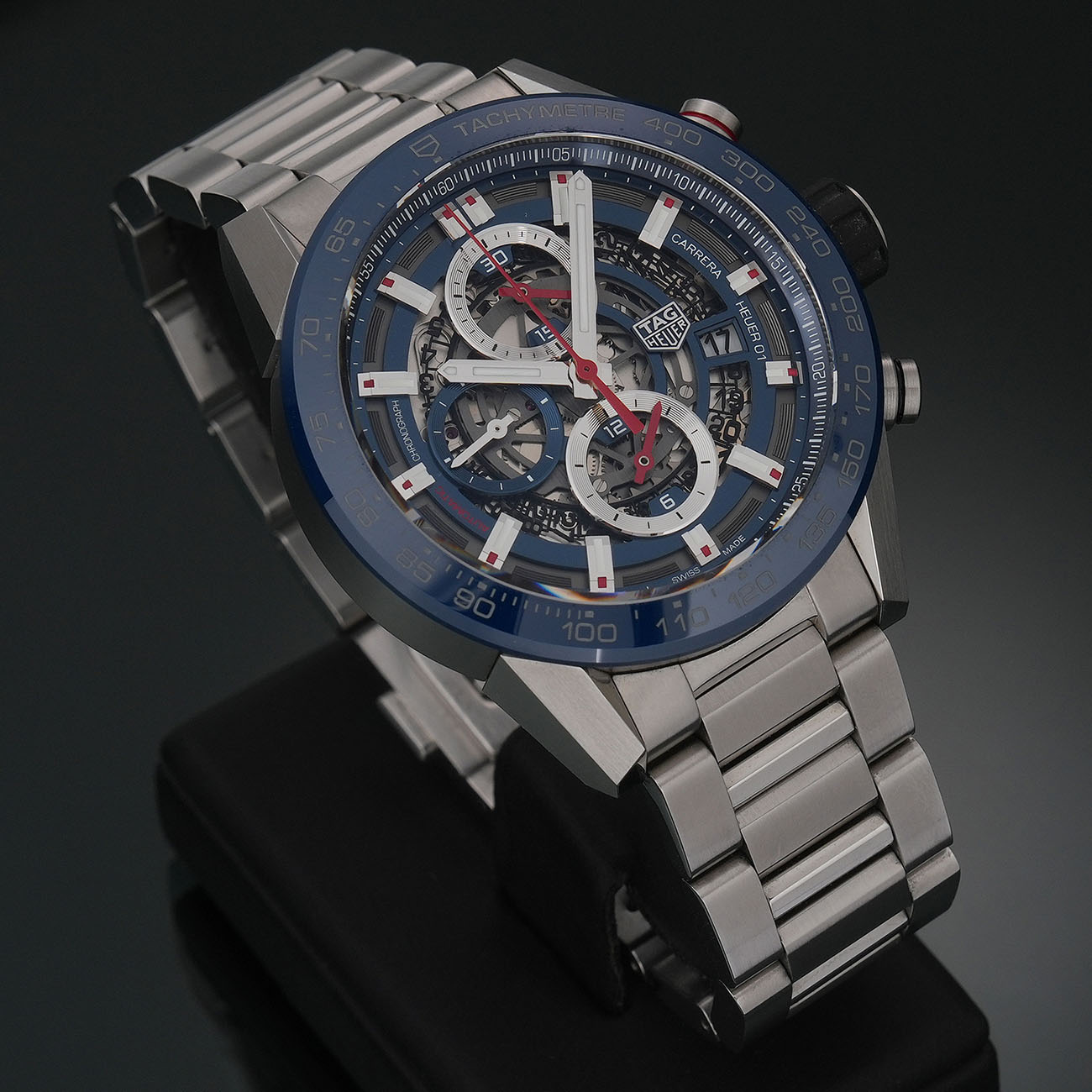 TAG HEUER(USED)태그호이어 까레라 크로노 데이트 스켈레톤